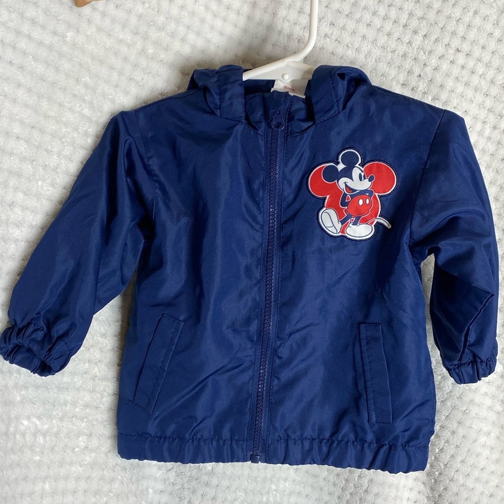 Disney Junior Mickey Mouse character windbreaker jacket